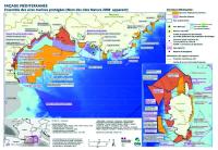 Représentation cartographique des AMP de Méditerranée française