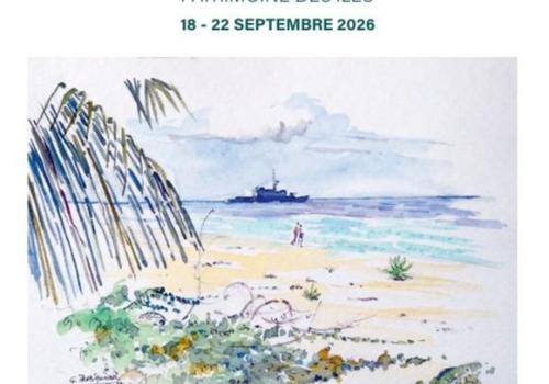 12th Port-Cros Festival ... in Hyères - A Stroll Through the Old Town_Hyères - Aquarelle de Georges Prud’homme, «Juan de Nova 1991