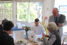Jury dégustsation avec le chef du restaurant du  "Provençal".