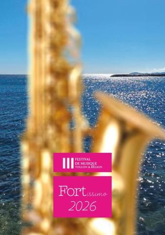Festival de Musique Toulon & région "FORTissimo 2026"_Toulon - FORTissimo 2026 Couverrture