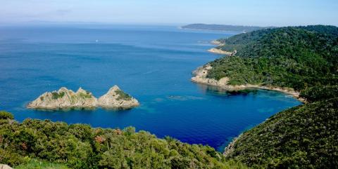 Point Rencontre - Retrait de Côte, Changements Globaux et Microplastiques_Hyères - Baie de la Palud et côte nord de Port-Cros