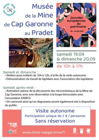 Les journées du Patrimoine : Musée de La Mine_Le Pradet