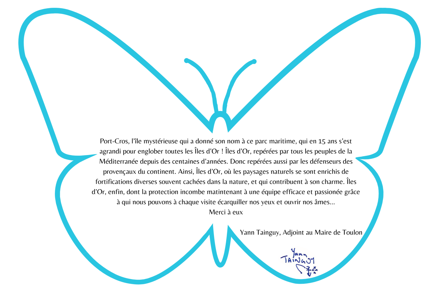 Papillon Livre d'Or - 60 ans PNPC