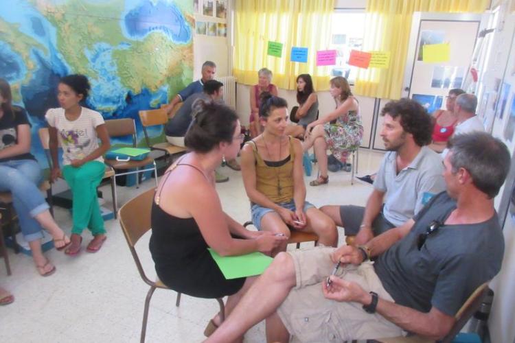 Formation pour les associations partenaires du Parc national de Port-Cros. Ateliers de travail à la maison de l’Environnement de Hyères. - Formation pour les associations partenaires du Parc national de Port-Cros. Ateliers de travail à la maison de l’Environnement de Hyères.